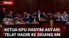 Dicari Ketua MK, Ketua KPU Hasyim Asy'ari Telat Datang di Sidang Sengketa Pilpres 