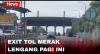  H-2 Lebaran, Antrean Kendaraan di Exit Tol Merak Mulai Lengang Pagi Ini