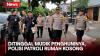 Antisipasi Pencurian, Polisi Patroli Rumah Kosong yang Ditinggal Mudik Penghuninya