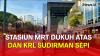 Jelang Putusan Sengketa Pilpres, Kondisi di Stasiun MRT Dukuh Atas dan KRL Sudirman Pagi Ini Sepi