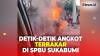 Diduga Korsleting Listrik, Sebuah Angkot Terbakar di SPBU Sukabumi
