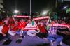 Suasana Tegang Nobar Timnas Indonesia vs Uzbekistan U-23 di Halaman Kemenpora RI - Bagian 3