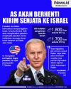 Infografis AS akan Hentikan Kirim Senjata jika Israel Serang Rafah