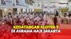 Suasana Kedatangan Kloter 7 Asal Banten di Asrama Haji Jakarta