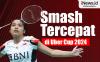 Infografis Gregoria Mariska Pemilik Smash Tercepat di Uber Cup 2024