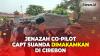 Jenazah Capt Suanda Co-Pilot Pesawat Jatuh di BSD Tiba di Cirebon untuk Diserahkan ke Keluarganya
