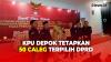 KPU Depok Tetapkan 50 Caleg Terpilih DPRD Tingkat Kota