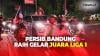 Kota Bandung Dipadati Bobotoh yang Gelar Konvoi Usai Persib Raih Gelar Juara Liga 1
