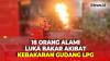 Gudang LPG di Denpasar Bali Terbakar, 18 Orang Alami Luka Bakar Serius