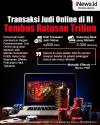 Infografis Gawat, Transaksi Judi Online di Indonesia Tembus Ratusan Triliun