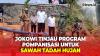 Didampingi Mentan, Presiden Jokowi Tinjau Program Pompanisasi untuk Sawah Tadah Hujan di Karanganyar