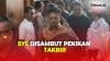 Disambut Pekikan Takbir, Begini Momen SYL saat Tiba di Ruang Sidang untuk Hadapi Tuntutan