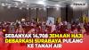 Sebanyak 14.708 Jemaah Haji Debarkasi Surabaya Kembali ke Tanah Air, 64 Orang Meninggal Dunia