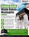 Infografis Jemaah Umrah Wajib Vaksin Meningitis