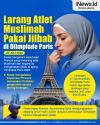 Infografis Rusia Kecam Prancis Larang Atlet Muslimahnya Pakai Jilbab di Olimpiade Paris