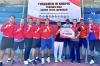 KORPRI Badung Raih Peringkat Pertama Turnamen Tenis Lapangan Beregu