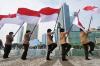 Catat! Ini Lokasi Kantong Parkir saat Kirab Bendera HUT ke-80 RI Hari Ini