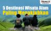 Infografis 5 Destinasi Wisata Alam Paling Menakjubkan
