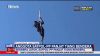 Bendera Jatuh, Satpol PP di Lamongan Panjat Tiang