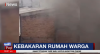 Detik-Detik Rumah di Jakpus Terbakar akibat Korsleting listrik