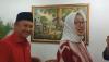 Airin Tiba di Kantor PDIP Berbaju Merah jelang Pengumuman Calon Kepala Daerah
