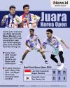 Infografis Leo/Bagas Juara Korea Open 2024 
