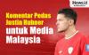 Infografis Justin Hubner Beri Komentar Pedas ke Media Malaysia