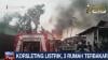 Kebakaran akibat Korsleting Listrik di Dumai, 3 Rumah Warga Ludes Dilahap Api