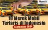 Infografis 10 Merek Mobil Terlaris di Indonesia September 2024