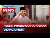 Prabowo Hapus Kredit Macet Petani hingga Nelayan Senilai Rp10 Triliun