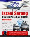 Infografis Israel Serang Konvoi Pasukan UNIFIL di Lebanon