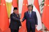 Prabowo dan Xi Jinping Jabat Tangan Erat, Kerja Sama Indonesia - China Diperkuat