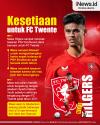 Infografis Kesetiaan Mees Hilgers untuk FC Twente