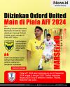 Infografis Marselino Ferdinan Diizinkan Oxford United Main di Piala AFF 2024