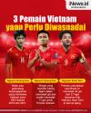 Infografis 3 Pemain Vietnam yang Perlu Diwaspadai Timnas Indonesia