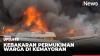 Kebakaran Landa Permukiman Padat Penduduk di Kemayoran