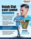 Infografis Jay Idzes Unjuk Gigi saat Melawan Juventus