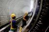Penampakan Terowongan Bawah Tanah MRT Jakarta Bundaran HI - Kota Tua - Bagian 6