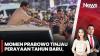 Momen Titiek Dampingi Prabowo Kunjungi Bundaran HI di Malam Tahun Baru