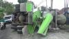 Truk Molen Kecelakaan di Salatiga akibat Rem Blong, Cor Semen Tumpah di Jalan