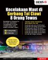 Infografis Kecelakaan Maut di Gerbang Tol Ciawi, 8 Orang Tewas 