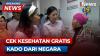 Momen Para Wamen dan Menteri Tinjau Cek Kesehatan Gratis di Puskesmas