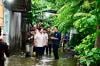 Potret Prabowo Susuri Jalanan yang Tergenang Banjir di Babelan Bekasi