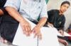 Potret Penyandang Disabilitas Membaca Alquran Huruf Braille - Bagian 4