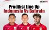 Infografis Prediksi Starting Line Up Timnas Indonesia Vs Bahrain