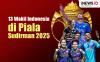 Infografis 13 Wakil Indonesia di Piala Sudirman 2025
