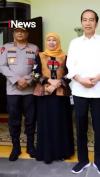 Gubernur Khofifah Temui Jokowi, Minta Masukan soal Perang Dagang