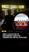 Debt Collector di Pekanbaru Keroyok Perempuan Depan Kapolsek