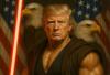 Setelah Paus, Trump Pose Jagoan Star Wars Netizen Heran Pakai Pedang Merah