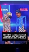 Roy Suryo Mainkan Wayang, Ceritakan soal Jokowi dan Dosen Pembimbing Kasmudjo